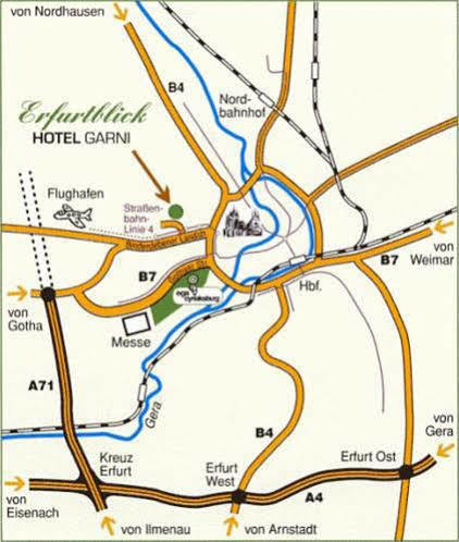 Hotel Erfurtblick Ngoại thất bức ảnh